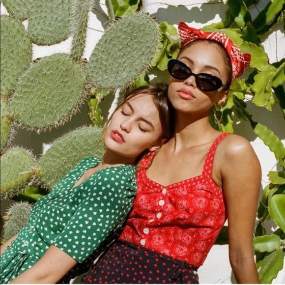 Rouje Rita Top in Red - Picture 3 of 6